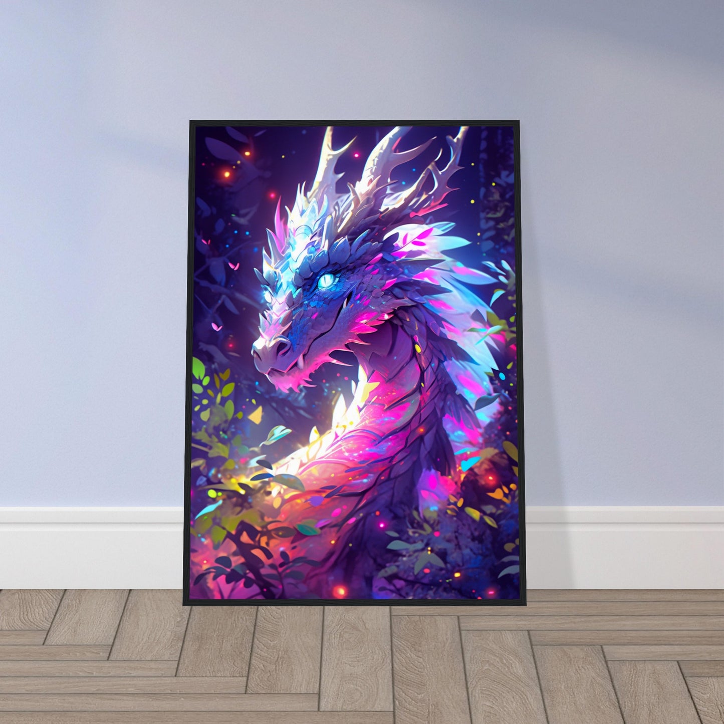 Dragon | Original Art | Premium Matte Paper Wooden Framed Poster