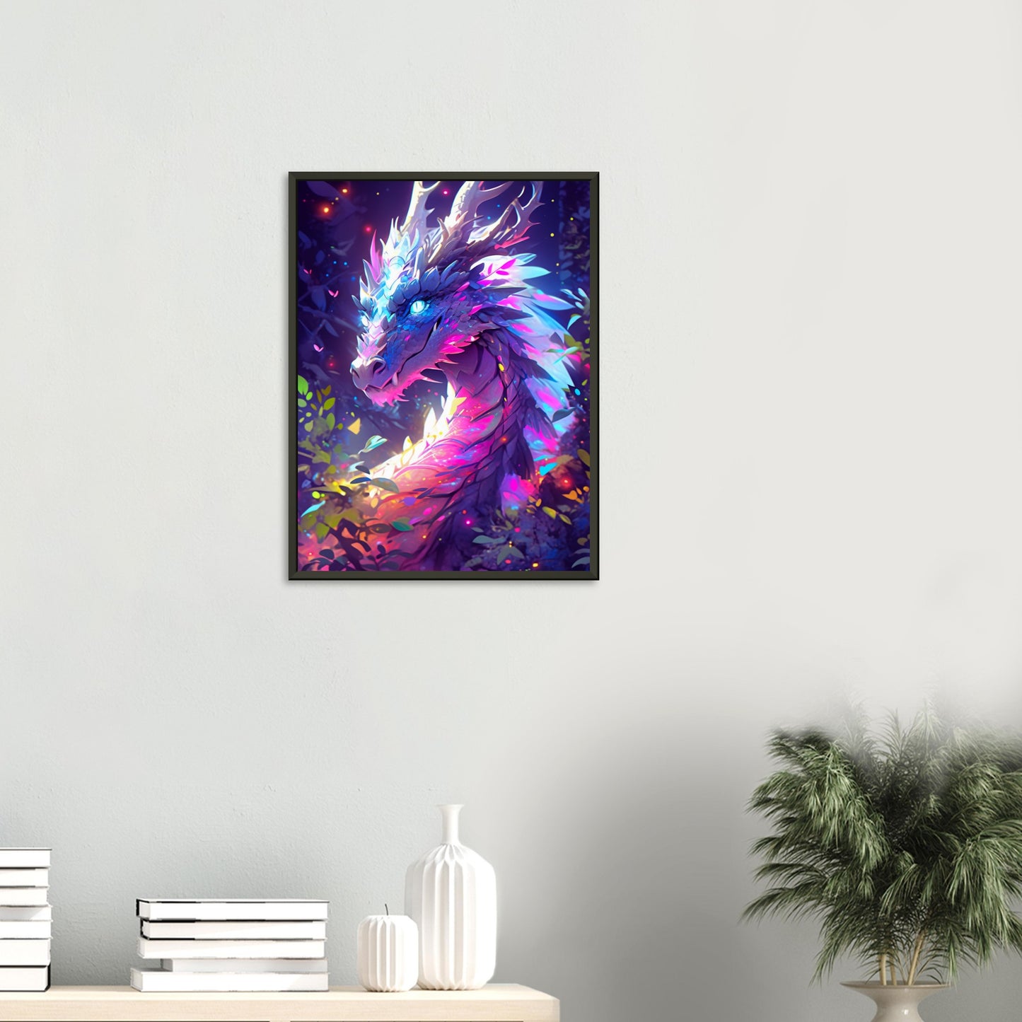 Dragon | Original Art | Premium Matte Paper Metal Framed Poster