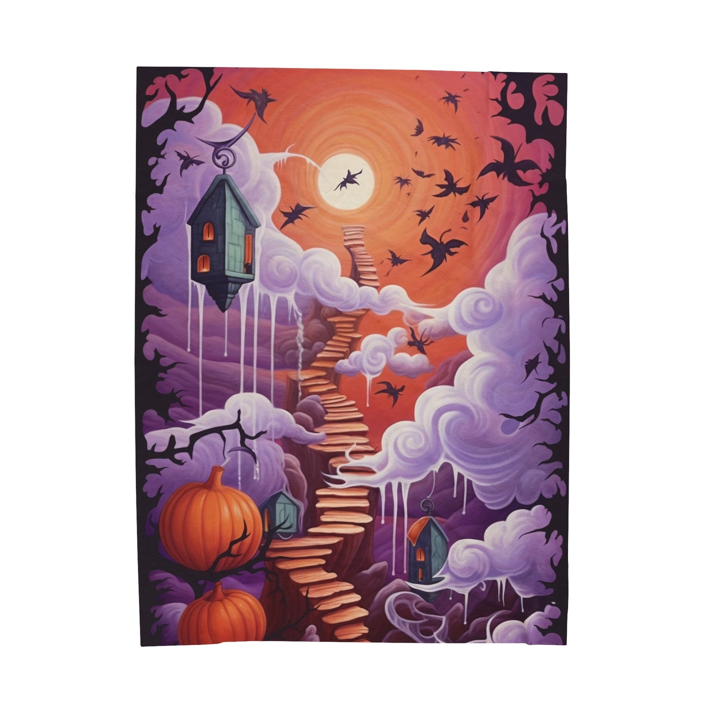 Fantasy Halloween | Original Art |Velveteen Plush Blanket