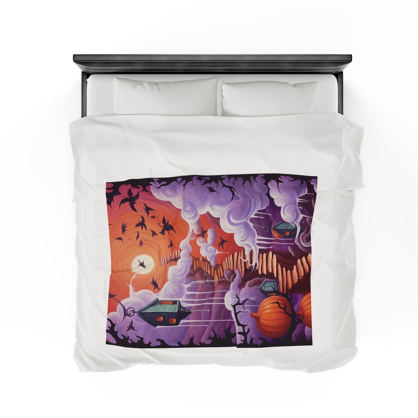 Fantasy Halloween | Original Art |Velveteen Plush Blanket