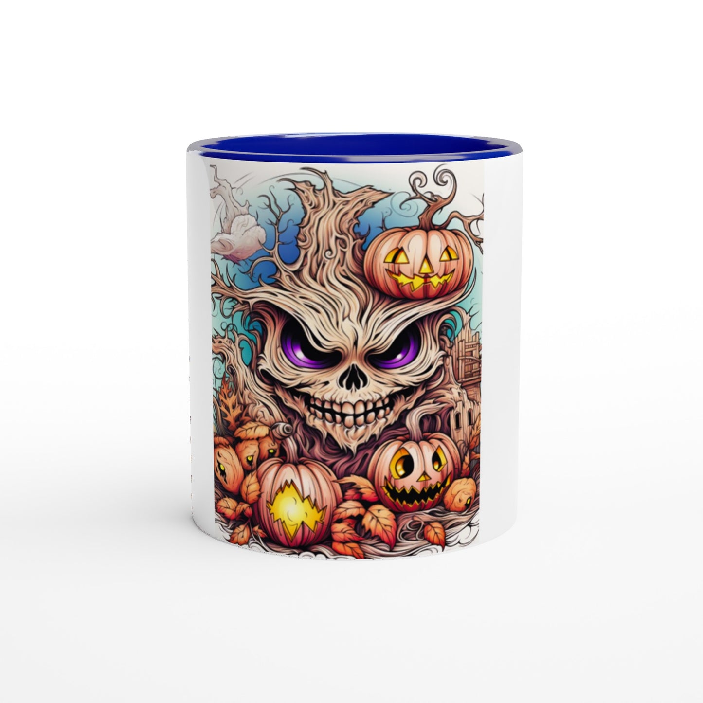 Skull tree and Pumpkins| Mug | Dishwasher and Microwave safe