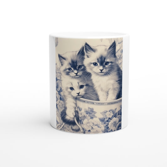 Three Cute Kittens | Mug | Original Art