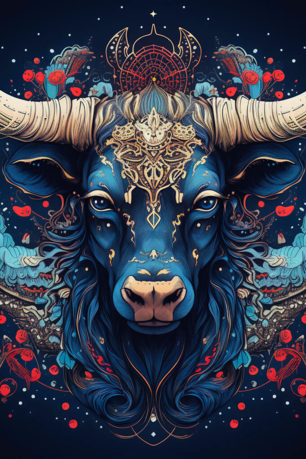 Taurus Zodiac Artwork | Instant Digital Download