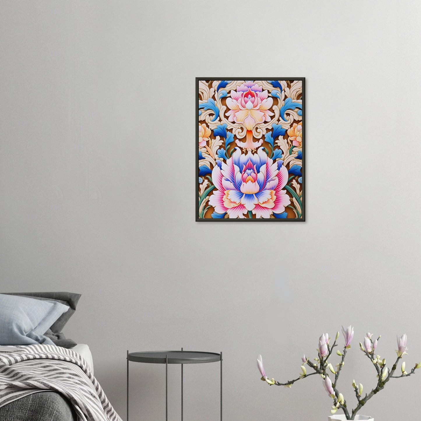 Flowers | Original Art Print | Premium Matte Paper Metal Framed Poster