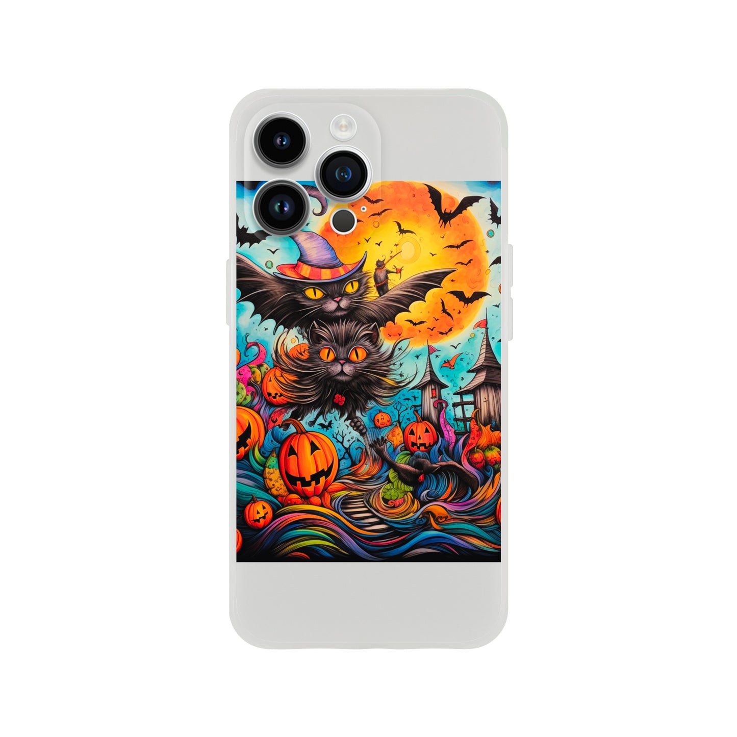 Halloween bats | Original Art | Iphone Flex case