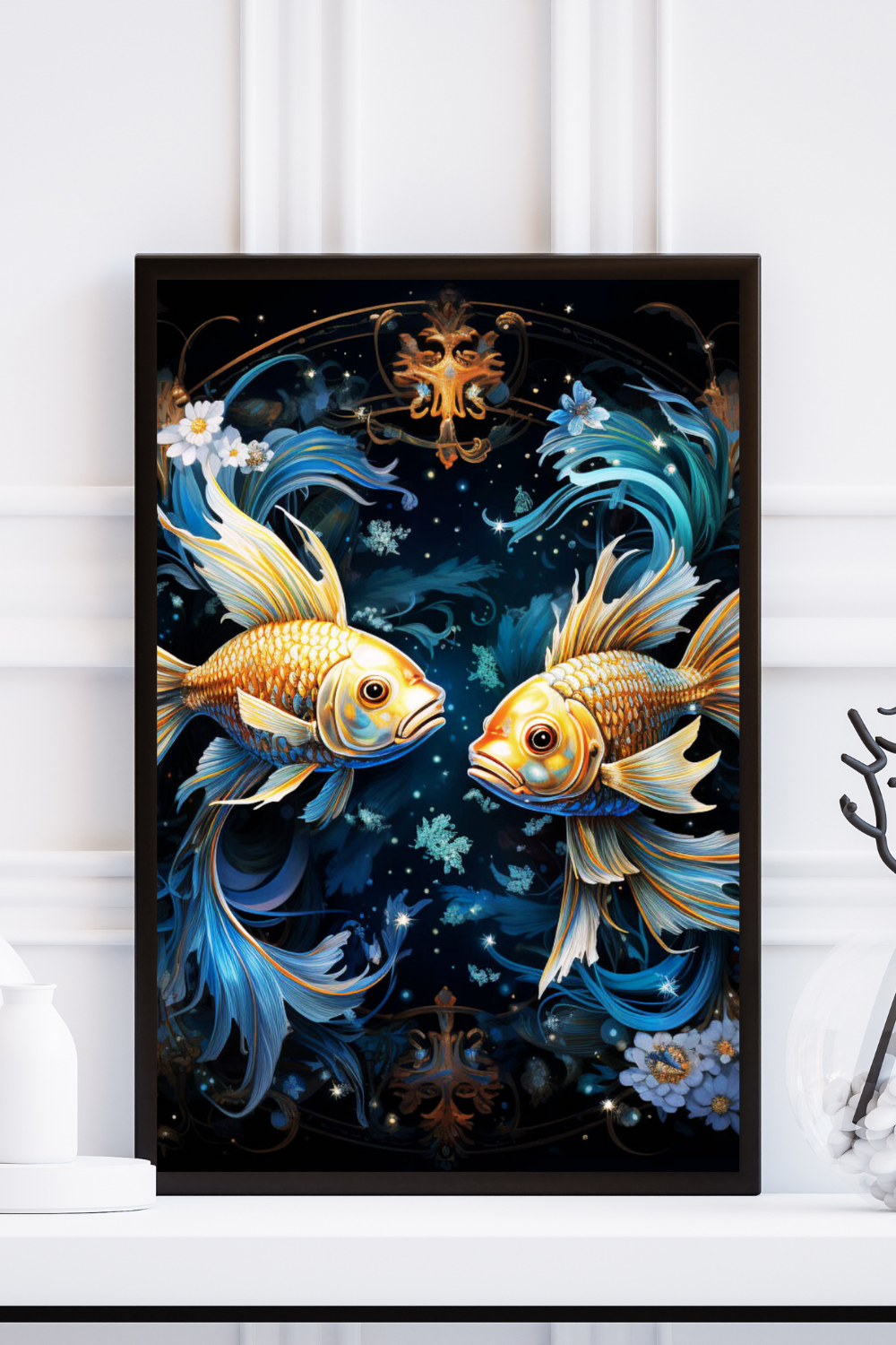 Pisces Zodiac Artwork | Instant Digital Download
